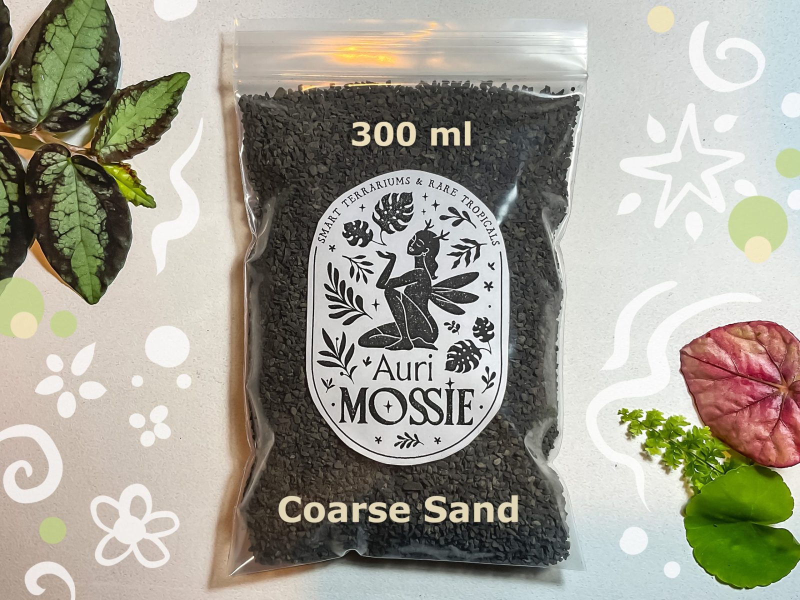 Basaltsand schwarz 2–5 mm 300 ml – Substratzusatz für Zimmerpflanzen