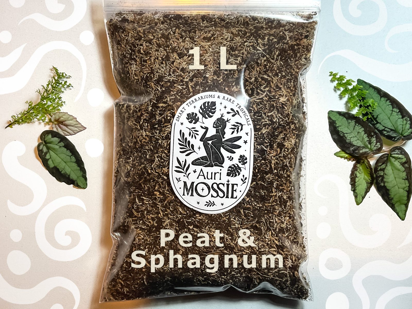 Torf-Sphagnum-Substrat 1 Liter für tropische Zimmerpflanzen